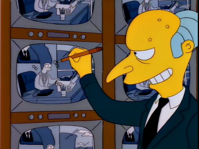 The Simpsons Season Four Episode Seven Marge Gets A Job The Avocado